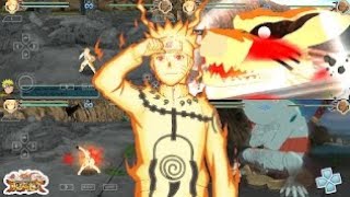 Naruto Nine Tails Chakra Naruto  Naruto Shippuden Ultimate Ninja Storm 4 PPSSPP [upl. by Sylvan]