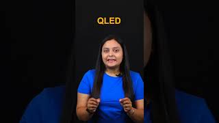 OLED TV vs QLED TV  ytshorts shorts youtubeshorts shortvideo [upl. by Nilok369]