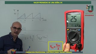 Como calcular el valor promedio de señales DC mas utilizadas en electronica Clase 40 [upl. by Assilram]