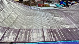 50 Sale on pure Silk sareesByrappa Silks single saree courier available [upl. by Inimod956]