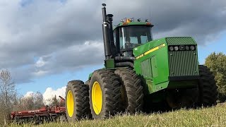 Starting Fall Tillage John Deere 8560 Fall Discing 2024 [upl. by Vasti535]