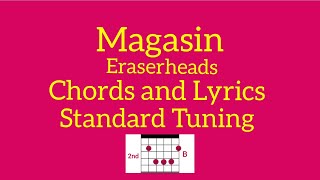 Magasin  Eraserheads EGN Chords and Lyrics [upl. by Nanete165]