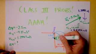 A Daring Leap  Projectile Motion Worked Example Class 3 Problem AAAH  Doc Physics [upl. by Aihsik]