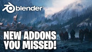 New Blender Addons You Probably Missed [upl. by Gassman839]