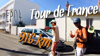 Ep04 De la Terre à l’Océan « Tour de France en gyroroue » [upl. by Prissy]