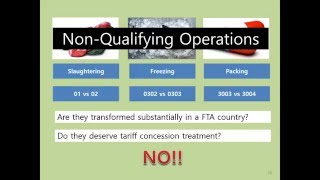 7 Rules of Origin of FTA 7NonQualifying Operations [upl. by Newob377]