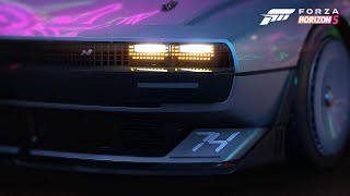 2022 Hyundai N Vision 74 Showcase Trailer in Forza Horizon 5  Retro Wave Update [upl. by Ammej493]