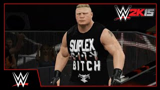 WWE 2K15 PS4 Brock Lesnar quotSuplex City Btchquot  Community Creation [upl. by Una]