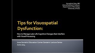 Tips for Visuospatial Dysfunction [upl. by Maddox]