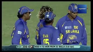 4 Wickets in 4 Balls Lasith Malinga vs South Affrica [upl. by Behn838]