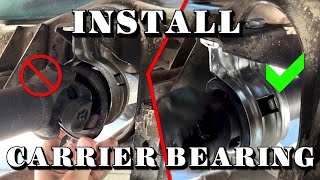 How to Replace Your Carrier Bearing [upl. by Hajed]