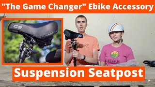 Ultimate Comfort on Your Ebike Suntour NCX Suspension Seatpost Review [upl. by Ahsiral580]