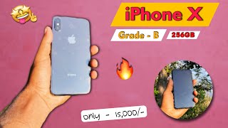 iPhone X Grade  B  256 GB  Cashify super sale 🔥 Unboxing [upl. by Nywnorb272]