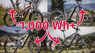 4 SUV EBikes mit über 1000 Wh Praxis und Labortest  Flyer Giant Kettler Riese amp Müller [upl. by Shanda856]