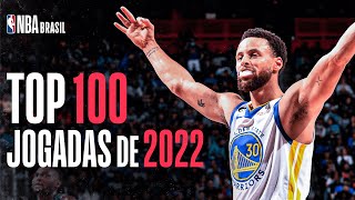 As 100 melhores jogadas de 2022 na NBA [upl. by Jaquenette569]