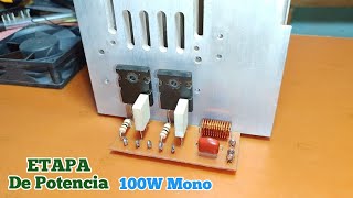 Cómo Hacer Etapa De Potencia De 100W Para Amplificador [upl. by Basset]