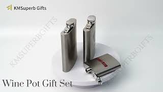 Elegance in a Flask  Premium Hip Flask Set [upl. by Lerraf]