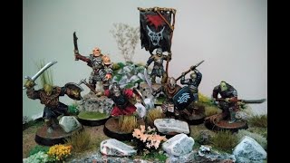 Orcs of Mordor  Lotr and Mesbg 28 mm figures showcase [upl. by Gnidleif]