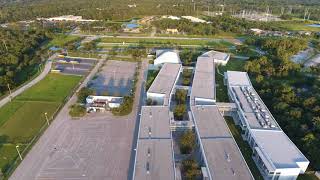 Joe E Newsome High School From Above 082017 [upl. by Ael]