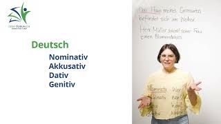 Die 4 Fälle der deutschen Sprache einfach erklärt  Nominativ Genitiv Dativ Akkusativ [upl. by Eltsyrc]