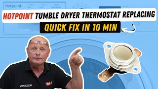 how to replace Hotpoint tumble dryer thermostat [upl. by Nonnah438]