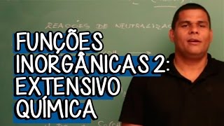 Funções Inorgânicas 2 Reações de Neutralização  Extensivo Química  Descomplica [upl. by Etteve]