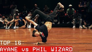 Ayane vs Phil Wizard  TOP 16  IBE Undisputed 2018 [upl. by Ketti827]