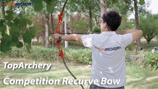 66 Inch Competition Recurve Bow From TopArchery archery archer recurvebow archerylife [upl. by Conover629]