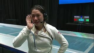 Emily Vermeule Interview  2024 NCAA Fencing Championships [upl. by Sitelc]