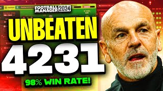 Pioli’s PERFECT 4231 FM24 Tactics 98 Win Rate  Best FM24 Tactics [upl. by Trebla139]