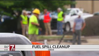 Greer fuel spill cleanup [upl. by Aliam78]