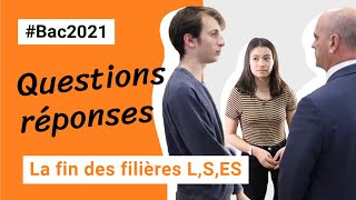 BAC2021  QR avec des lycéens  la fin des filières S ES et L [upl. by Saeger]