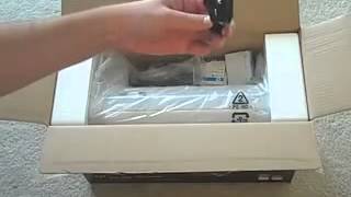 Unboxing the HP C4580 wifi printer [upl. by Naoma]