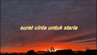 surat cinta untuk starla  virgoun tiktok version [upl. by Kimberlee756]