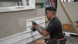 Do It Yourself DIY Joining of Wall Cladding Boards [upl. by Johns75]