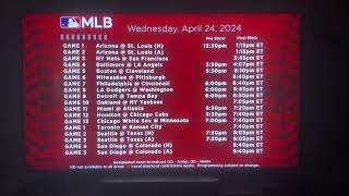 MLB extra innings music April 24 2024 [upl. by Devina]