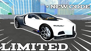 🔥NEW LIMITED BUGATTI TOURBILLON  NEW CODE  CAR DEALERSHIP TYCOON ROBLOX UPDATE [upl. by Callum]