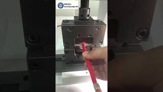 4 ton high speed insulated crimp spade terminal connectors wire crimping machine 25mm square with si [upl. by Lamrouex173]