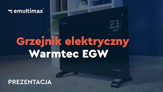 Grzejnik elektryczny Warmtec EGW z WiFi  idealny do pokoju i łazienki [upl. by Yensehc549]