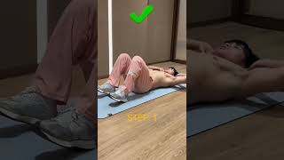 Common corrections for abdominal muscle training Perfect body Abdominal muscleFitness tips [upl. by Alleusnoc714]