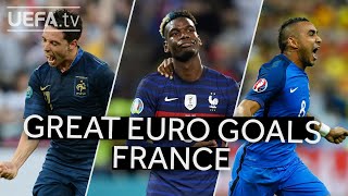 NASRI POGBA PAYET  Great FRANCE EURO GOALS [upl. by Latsirc]