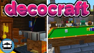 The BEST Decoration Addon for Minecraft Decocraft Bedrock Edition [upl. by Libbie]