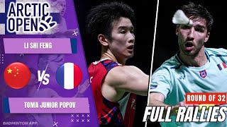 Li Shi Feng CHN vs Toma Junior Popov FRA  R32  Arctic Open 2024 [upl. by Vinnie]