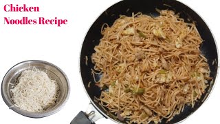 Chicken Noodles Recipe  How To Make Chicken Noodles  Noodles Recipe [upl. by Esidnak]