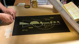 Screen Printing with Registration Pins [upl. by Bowden]