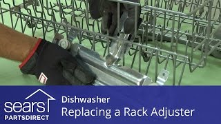 Replacing a Rack Height Adjuster in a Dishwasher [upl. by Julia]