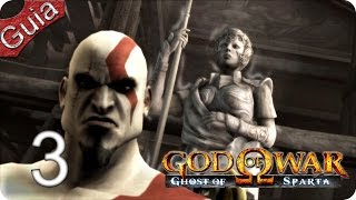 God of War Ghost of Sparta HD Walkthrough parte 3 Español [upl. by Akirdnas]