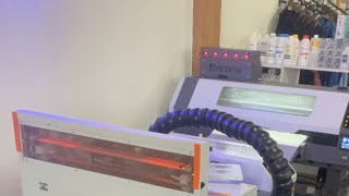 Printing live with the Ricoma 2402T [upl. by Mic990]