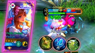 FLORYN BEST BUILD 2024 💫🥳 FLORYN FLUFFY DREAM GAMEPLAY MLBB [upl. by Ladd601]