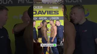 Hampshire’s Michael McKinson and Lewis Edmondson both make weight ahead of their bouts tmrw boxing [upl. by Conlee]